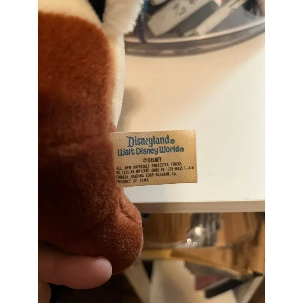 Vintage 80s Disney Parks Chip & Dale Plush Set Original Clothing Disneyland WDW
